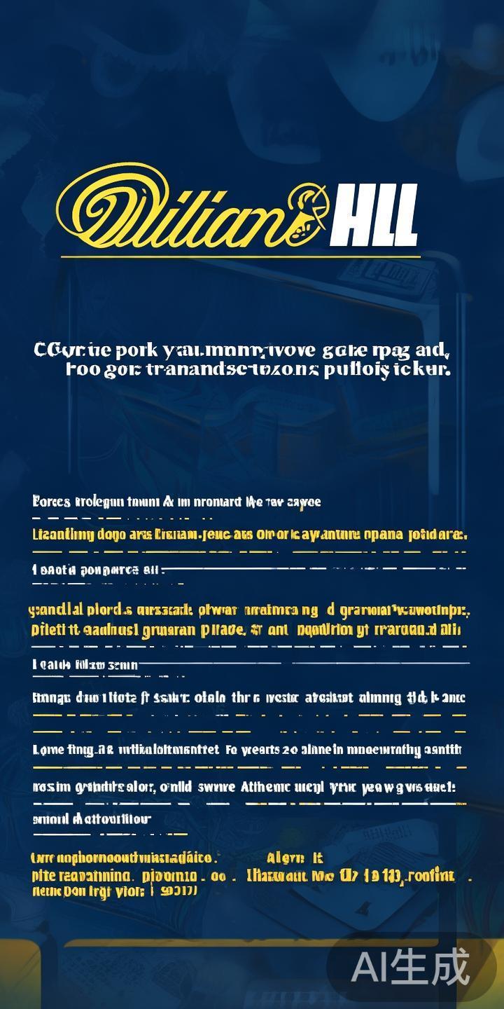 在体育博彩领域，威廉希尔通过设定合理的盘口和赔率，